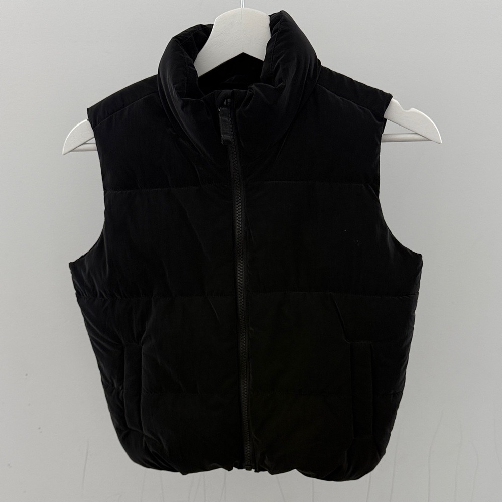 Old Navy Kids Black Quilted Vest